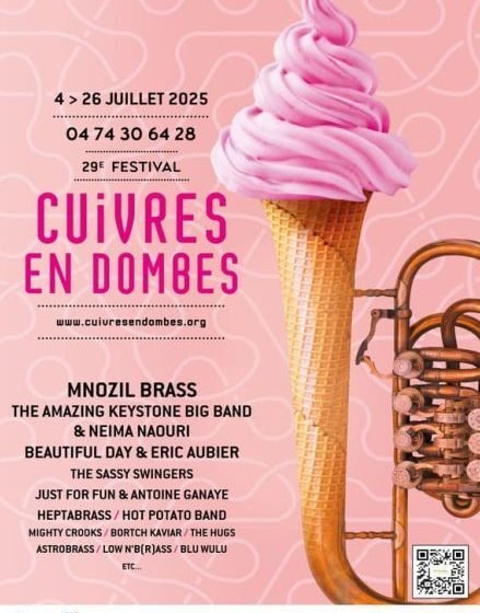 La 29ème édition du Festival Cuivres en Dombes du 4 au 26 juillet 2025