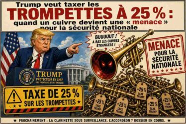 Trump veut taxer les trompettes à 25 % quand un cuivre devient une menace pour la sécurité nationale